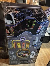 Arcade1up Rare Star Wars 2019 New in Box w/ Matching Riser & Lighted Marquee picture