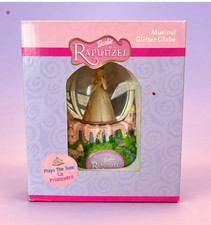 2002 Barbie as Rapunzel Musical Glitter Snow Globe Kreissler Boxed La Primavera picture