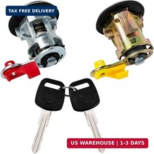 DL121 Door Lock Cylinder with 2 Keys for 1996-2004 Nissan picture