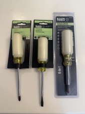 RARE Klein Tools Glow in Dark Screwdriver Set 603-4GLW 605-4GLW 32451GLW NOS picture