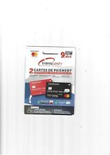 TRANSCASH CARDS-PREPAID PACK VALID MASTERCARD RED AND BLACK-INTERNATIONAL picture