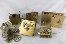 6 Vintage Clock Mechanic Gear Clockworks Kieninger Hamilton 2 Jewels Mason Rare picture
