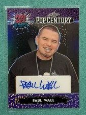 2023 Leaf Pop Century PAUL WALL ~ Pro Set Raps Purple Auto /12 picture