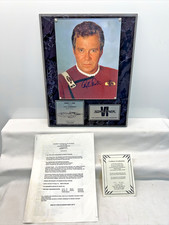 William Shatner Autographed Star Trek 6 Movie 8x10 Photo Plaque Paramount COA picture