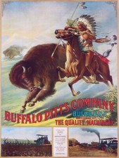 Buffalo Pitts Farm Machinery NEW Metal Sign 24