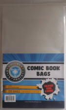 (100) CSP Silver Comic Book Bags Protectors No PVC New NIP 7 1/8 x 10 1/2 picture
