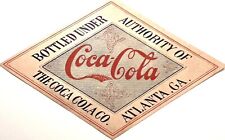 Very Rare Coca Cola Paper Label 1905. Plus A 1905 Blotter And 1905 Letter Head. picture