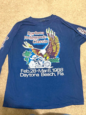 1988 Daytona Motorcycle Classic 47th Annual Daytona Beach FL Long Sleeve Tee picture
