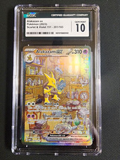 CGC 10 Alakazam ex 201/165 Scarlet & Violet 151 (2023) Pokémon Card picture