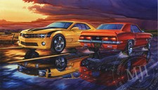CHEVROLET CAMARO 1 LE ART 1969 SS 350 396 2010 2011 2012 RS 6.2 MAN CAVE IRVINE picture