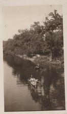 Chicago Antique 1922 Scene on Desplaines River Vintage Original Rare Photo picture