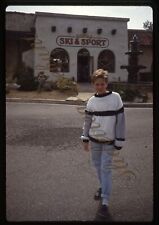La Verne California Sarcas Ski Sport Store Boy Fashion Jeans 35mm Slide 1980s picture