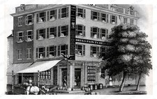 Philadelphia Pennsylvania 1846 John Horn Drugstore Facade Standard Postcard picture