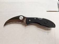 NEW UNUSED Spyderco 1st Gen ClipIt MERLIN G-2, Seki-City Japan Folding Knife picture