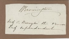 Lady Caroline Barrington-Signed Historical Page (Queen Vic. Lady of Bedchamber) picture