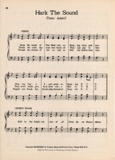UNIVERSITY OF NORTH CAROLINA Vintage Song Sheet c1943 