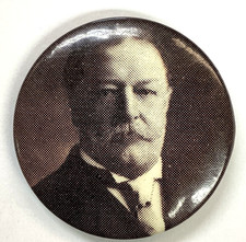 William H. Taft Campaign Pinback Button 1 1/4