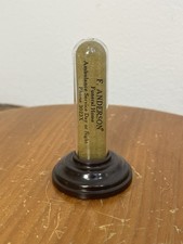 Antique Funeral Home Promotional Desk Top Thermometer Advertisement picture