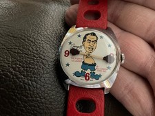 George Wallace Original Fightin Lil Judge Bill Dinken Time Swiss Watch 1970 Runs picture
