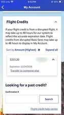 Southwest Airlines $300-1K Transferable Flight Credit - Fast Transfer picture