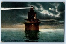 c1910's Deer Island Light Boston Harbor Lighthouse Boston Massachusetts Postcard picture