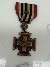 US UDC Military Service Cross W/ Dolphin for WW2 Service #5995 picture