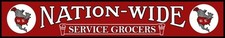 Nation Wide Service Grocers, Grocery Store NEW Sign 48