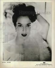 1959 Press Photo Singer Lisa Kirk - hpp20402 picture
