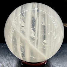 22LB Top Natural Clear Quartz Sphere Crystal Ball Reiki Meditation Gems Gifts picture