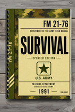 FM 21-76 Updated Survival Field Manual Comb Bound Lay Flat Durable Field Manual picture
