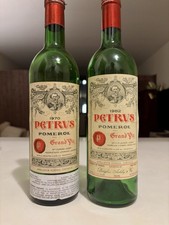 Chateau Petrus 2 Empty Bottles Vintages 1970 And 1982 picture