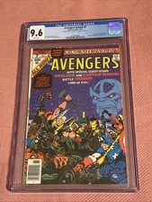 Avengers Annual #7, CGC 9.6, White Pages, Rare Double Cover Variant, Marvel 1977 picture