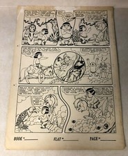 LONE FEATHER original art 1940s FICTION HOUSE natives rain dance STYLISH ART picture