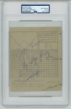 Russ Hodges ~ Signed Autographed 