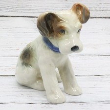Rare Bretby Fox Terrier Dog Figurine - Vintage 1940's picture