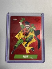 2025 Fleer Ultra Superman Robin 48/50 Ruby Medallions #M-22 picture