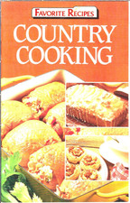 Favorite Recipes Country Cooking Cookbook, 32 Pages, Vintage 1987 PB Booklet picture