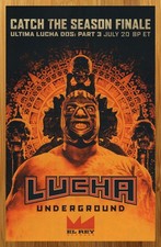 2016 Lucha Underground Print Ad/Poster El Rey TV Luchador Wrestling Promo Art picture