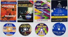 America Online CD Collection, Set of 4 Vintage AOL Discs picture