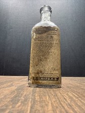 Vintage DR.D.B HANDS MEDICINE BOTTLE REMEDIES FOR CHILDREN COUGH & CROUP MEDS  picture
