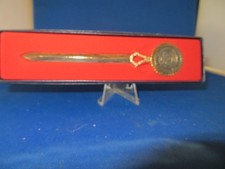 Vintage Collectible USA United States Senate Letter Opener Gold Tone picture