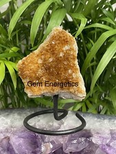 Citrine Druze Specimen Citrine Crystal Cluster Citrine Gemstone Feng Shui Stone. picture