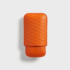 Kith for BMW Cigar Case Sunglow ORANGE COW Leather *SOLDOUT IN HAND BRAND NEW* picture