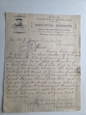 1897 Amsler & Schiller John Deere Dealer Letterhead Brenham Texas Buggy picture
