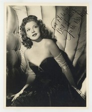 Julie Bishop 1940 Hand Signed 8x10 Actress TV Film Portrait Photo J14037 picture