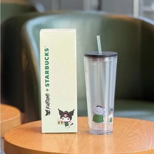 Starbucks × Kuromi 24oz Collaboration Cold Cup Tumbler Large-Capacity Straw Cups picture