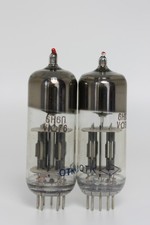 NOS 6N6P ECC99 RED-TIP MATCH-PAIR MIL. OTK GOLD-GRID TUBES GREATER THAN 100% 💯 picture