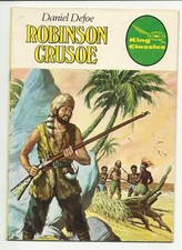 King Classics #6 Robinson Crusoe by Daniel Defoe - Illustrated edition - VG+ 4.5 picture