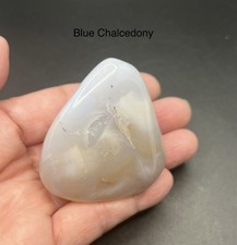Blue CHALCEDONY Stone From Turkey 79.5g RARE picture