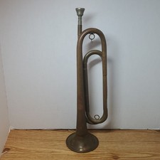 VTG Boy Scouts of America Brass Bugle - Rexcraft - w/Mouth Piece - Original picture
